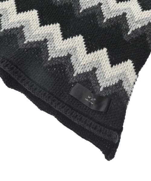 wjk（ダブルジェイケイ）マフラー 黒 サイズ:- メンズ/2200646057033