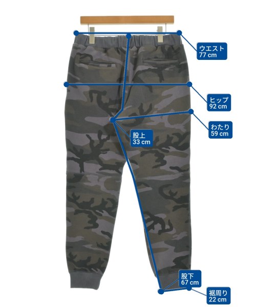 wjk（ダブルジェイケイ）スウェットパンツ グレー サイズ:L メンズ/2200638956177