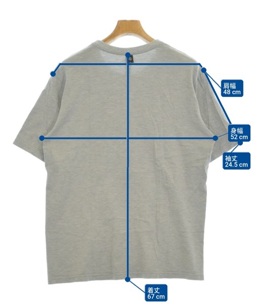 wjk（ダブルジェイケイ）Tシャツ・カットソー グレー サイズ:M メンズ/2200702862014