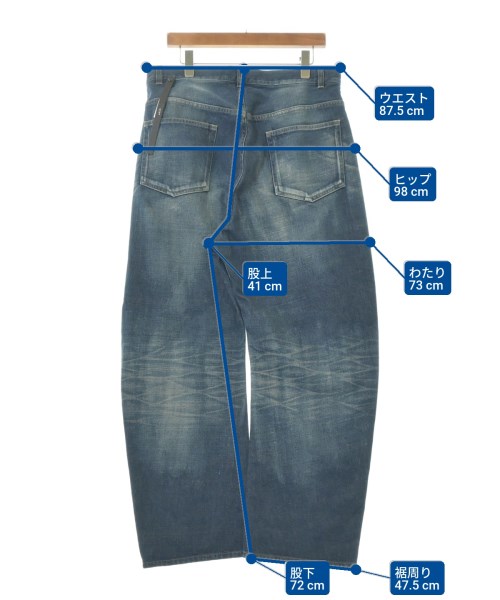 wjk（ダブルジェイケイ）デニムパンツ 紺 サイズ:XL メンズ/2200667568051
