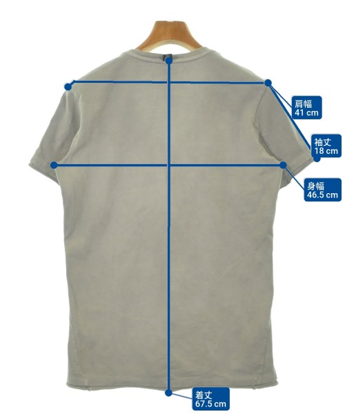 wjk（ダブルジェイケイ）Tシャツ・カットソー グレー サイズ:M メンズ/2200672208072