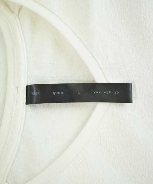 wjk（ダブルジェイケイ）Tシャツ・カットソー 白 サイズ:L メンズ/2200719386107