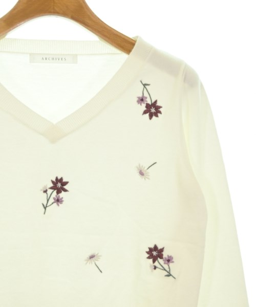 archives（アルシーヴ）ニット・セーター 白 サイズ:M レディース/2200675828017
