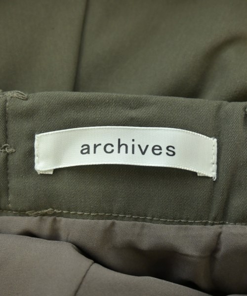 archives（アルシーヴ）ロング・マキシ丈スカート カーキ サイズ:-(M位) レディース/2200672190025