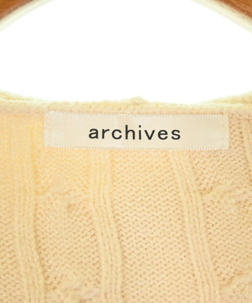 archives（アルシーヴ）カーディガン ベージュ サイズ:M レディース/2200673275035