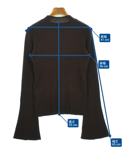 archives（アルシーヴ）ニット・セーター 茶 サイズ:M レディース/2200675627054