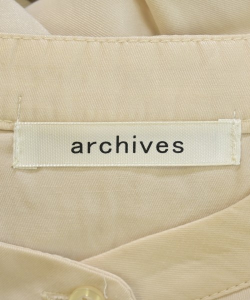 archives（アルシーヴ）カジュアルシャツ ベージュ サイズ:M レディース/2200674625143