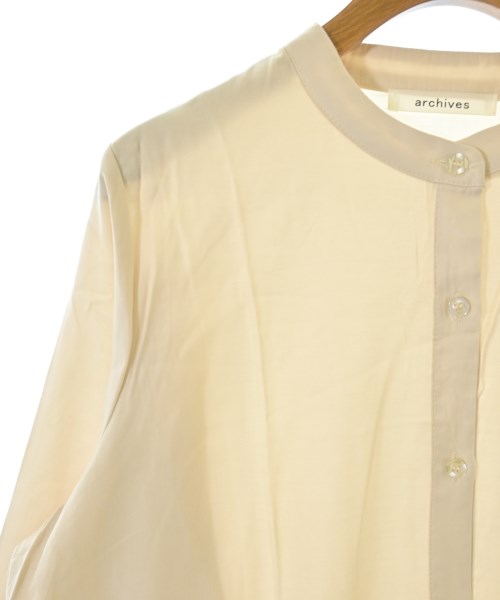 archives（アルシーヴ）カジュアルシャツ ベージュ サイズ:M レディース/2200674625143