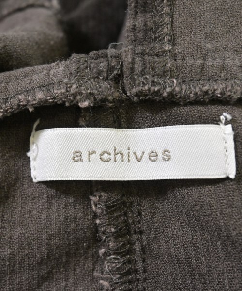 archives（アルシーヴ）オールインワン/サロペット 茶 サイズ:-(M位) レディース/2200700814107