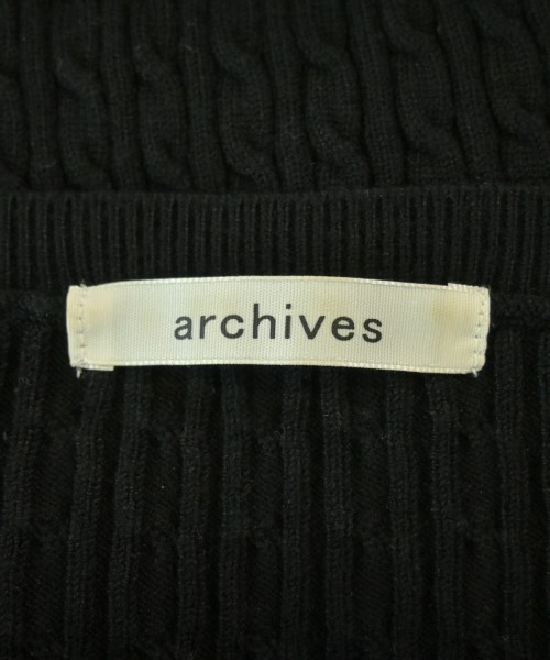 archives（アルシーヴ）カーディガン 黒 サイズ:M レディース/2200700011056