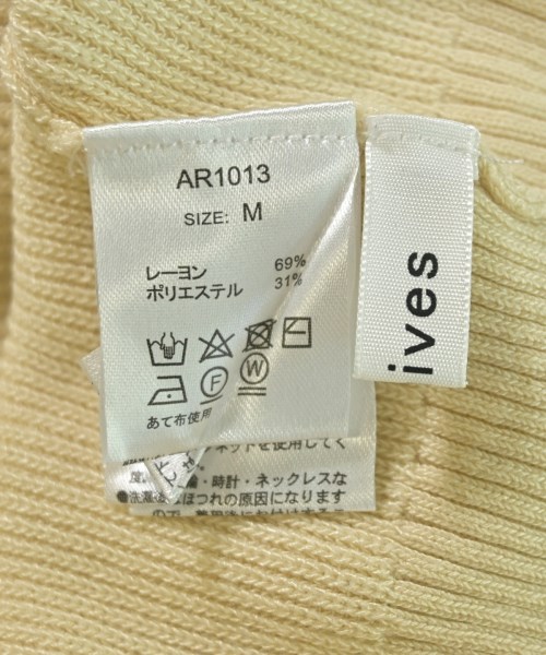 archives（アルシーヴ）ニット・セーター 黄 サイズ:M レディース/2200704780033