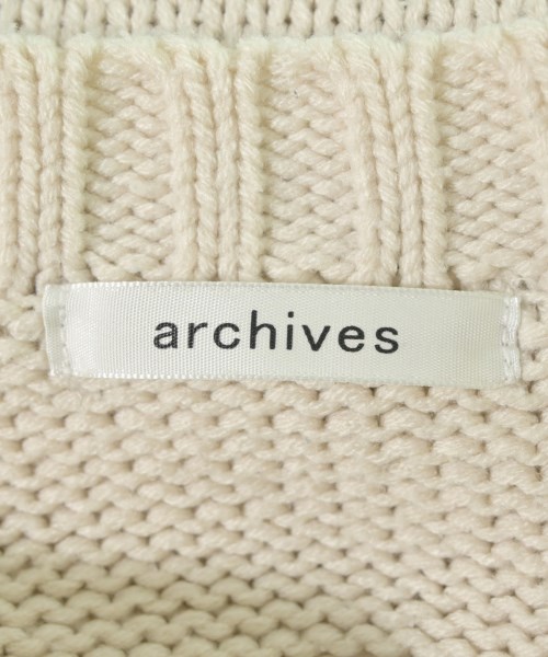 archives（アルシーヴ）ニット・セーター ベージュ サイズ:M レディース/2200720991017