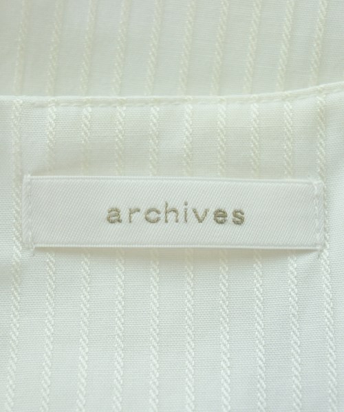 archives（アルシーヴ）ブラウス 白 サイズ:M レディース/2200675352024