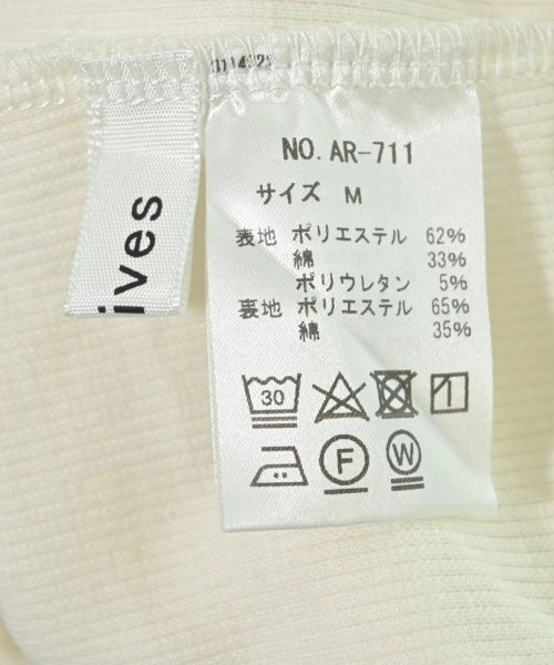 archives（アルシーヴ）タンクトップ 白 サイズ:M レディース/2200680938077
