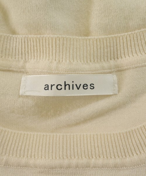 archives（アルシーヴ）ニット・セーター 白 サイズ:-(S位) レディース/2200683144062