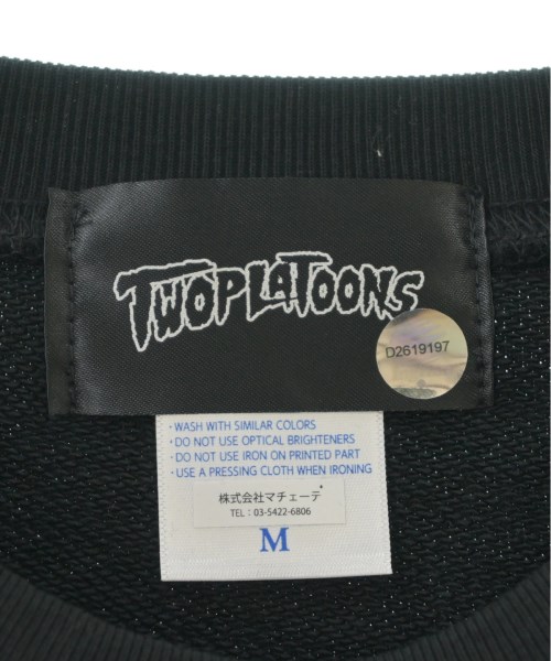TWOPLATOONS（ツープラトン）スウェット 黒 サイズ:M メンズ |【公式