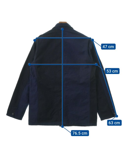 -（ソノタ）カバーオール 紺 サイズ:1(S位) メンズ/2200466277130