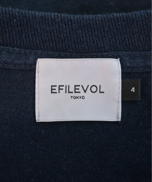 .efiLevol（エフィレボル）Tシャツ・カットソー 紺 サイズ:4(XL位) メンズ/2200503857028