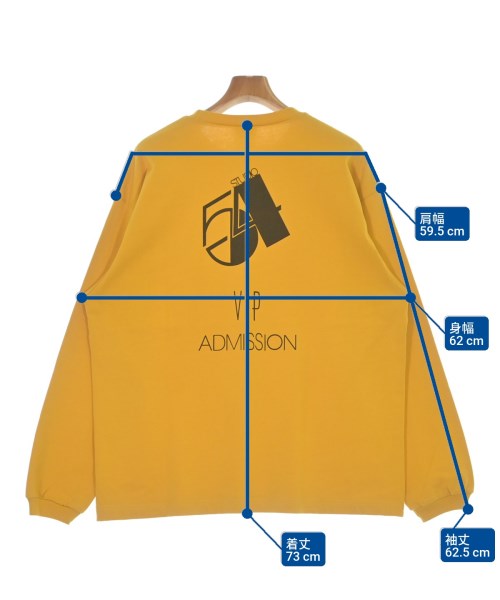 -（ソノタ）Tシャツ・カットソー 黄 サイズ:L メンズ/2200495545279