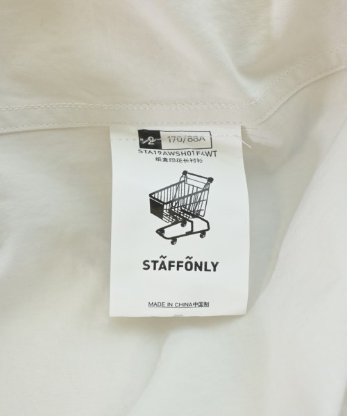 STAFFONLY（スタッフオンリー）カジュアルシャツ 白 サイズ:2(M位) メンズ/2200483681088
