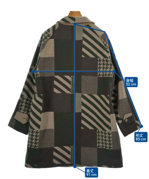 lacquer&c（ラクアアンドシー）ステンカラーコート 緑 サイズ:2(M位) メンズ/2200633262013