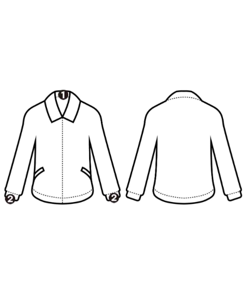 -（ソノタ）ブルゾン 白 サイズ:BLUE(L位) メンズ/2200634936104