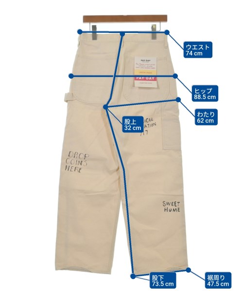 PAYDAY（ペイデイ）デニムパンツ 白 サイズ:L レディース/2200614759259