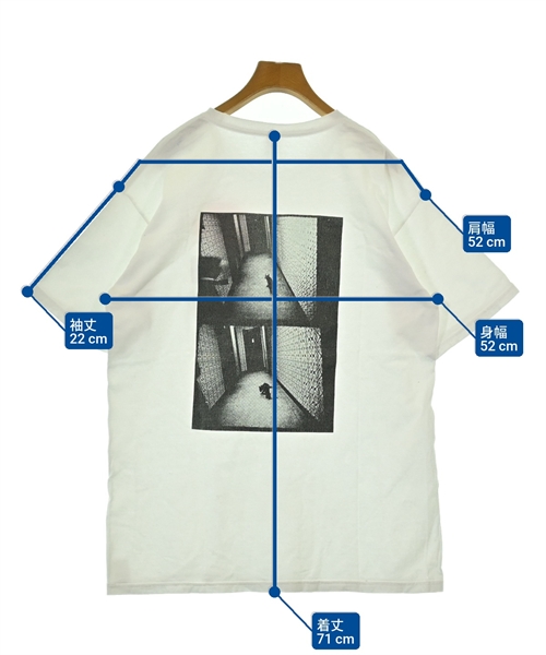 Qucon（キューコン）Tシャツ・カットソー 白 サイズ:L メンズ/2200638035049