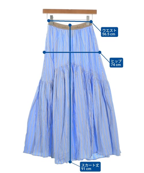 -（ソノタ）ロング・マキシ丈スカート 青 サイズ:F レディース/2200624356011