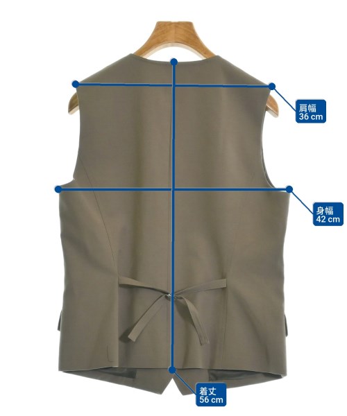 -（ソノタ）ベスト グレー サイズ:S レディース/2200635100122