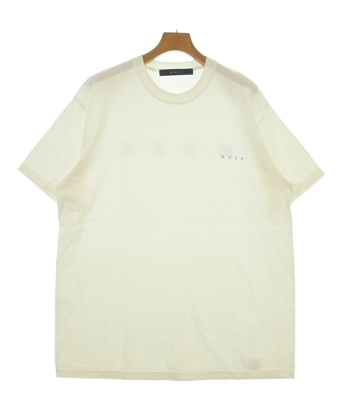 muze ミューズ Tシャツ・カットソー メンズ 【古着】【中古】 muze（ミューズ）Tシャツ・カットソー 白 サイズ:2(M位) メンズ