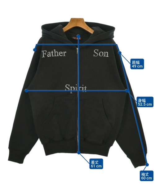 -（ソノタ）パーカー 黒 サイズ:XS レディース/2200631896036