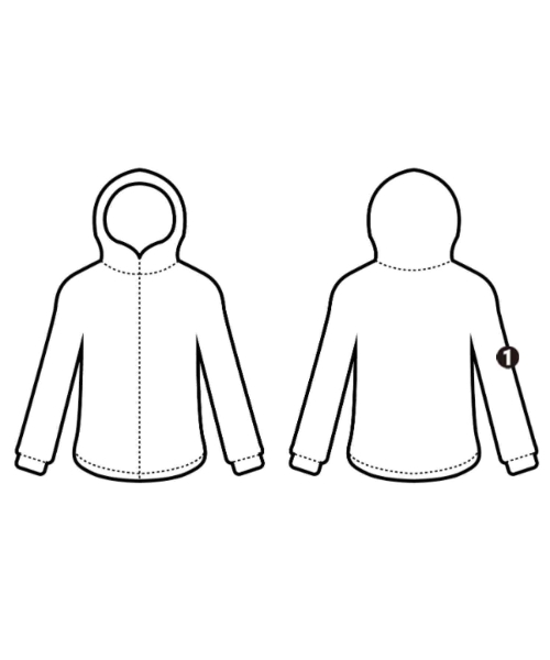 -（ソノタ）パーカー 黒 サイズ:XL メンズ/2200643252189