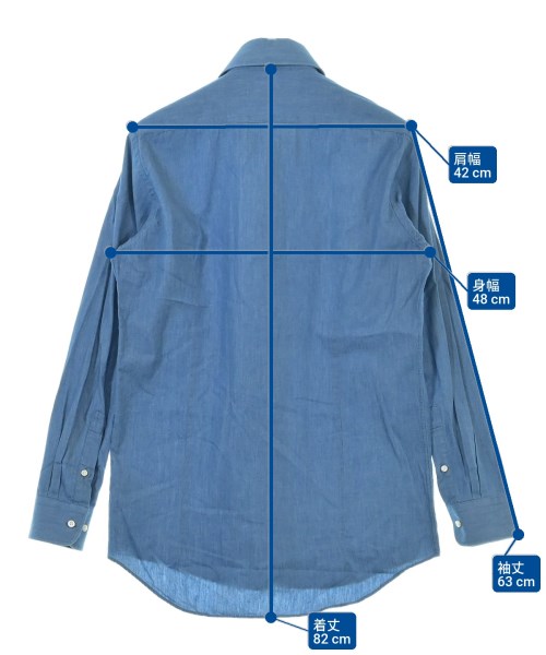 -（ソノタ）カジュアルシャツ 青 サイズ:40(L位) メンズ/2200642427069
