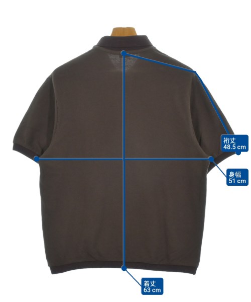 -（ソノタ）ポロシャツ 茶 サイズ:M メンズ/2200575738027