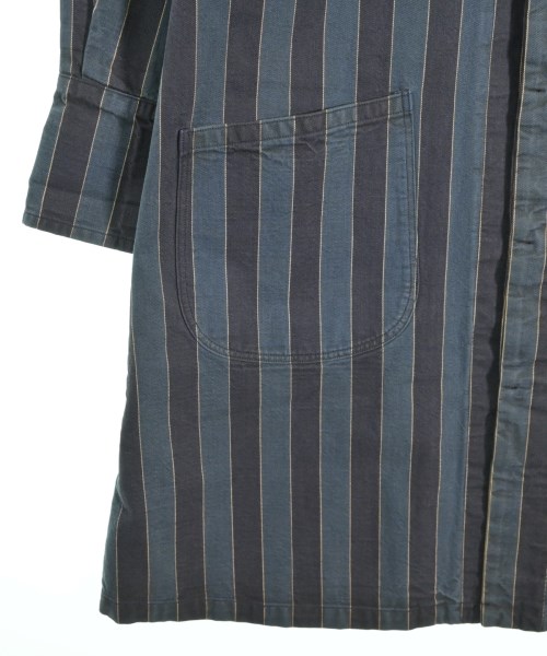 -（ソノタ）ステンカラーコート 青 サイズ:-(S位) メンズ/2200593515013