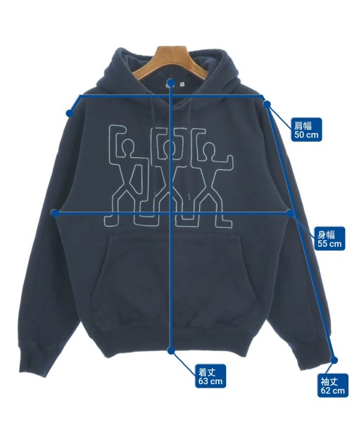SOL（ソル）パーカー 紺 サイズ:M メンズ/2200621497045