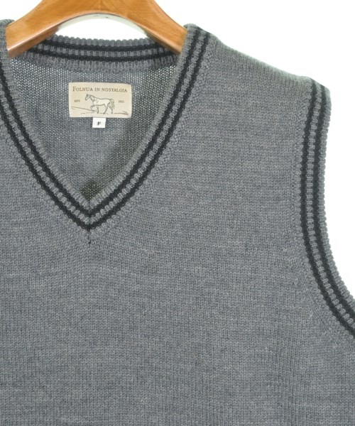 -（ソノタ）ベスト グレー サイズ:F レディース/2200622651033