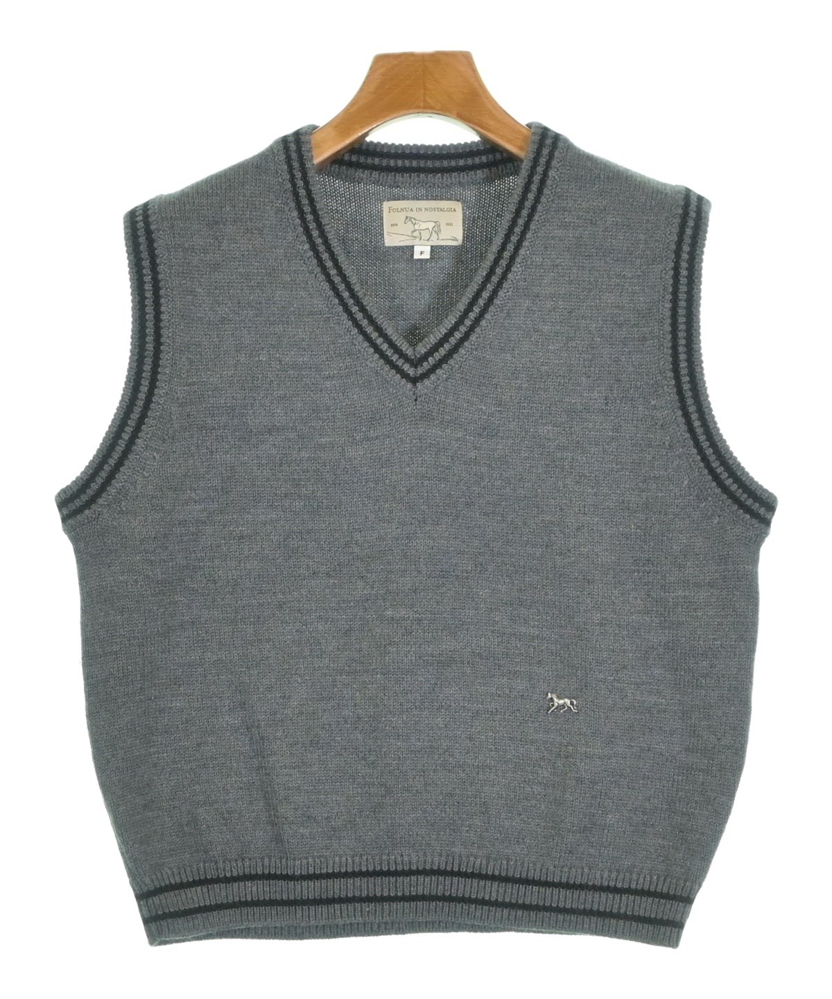 ソノタ）ベスト グレー サイズ:F レディース/2200622651033 |【公式