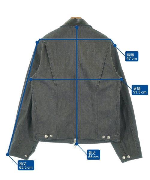 -（ソノタ）デニムジャケット 黒 サイズ:1(S位) メンズ/2200627578069