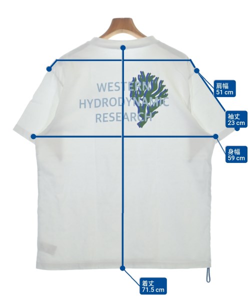 Western Hydrodynamic Research（ウェスタンハイドロダイナミックリサーチ）Tシャツ・カットソー 白 サイズ:04(XL位) メンズ/2200629350021
