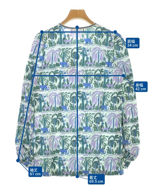 -（ソノタ）カジュアルシャツ 青 サイズ:38(M位) レディース/2200631184096