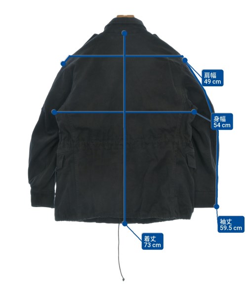 -（ソノタ）ミリタリーブルゾン 黒 サイズ:S メンズ/2200631198901