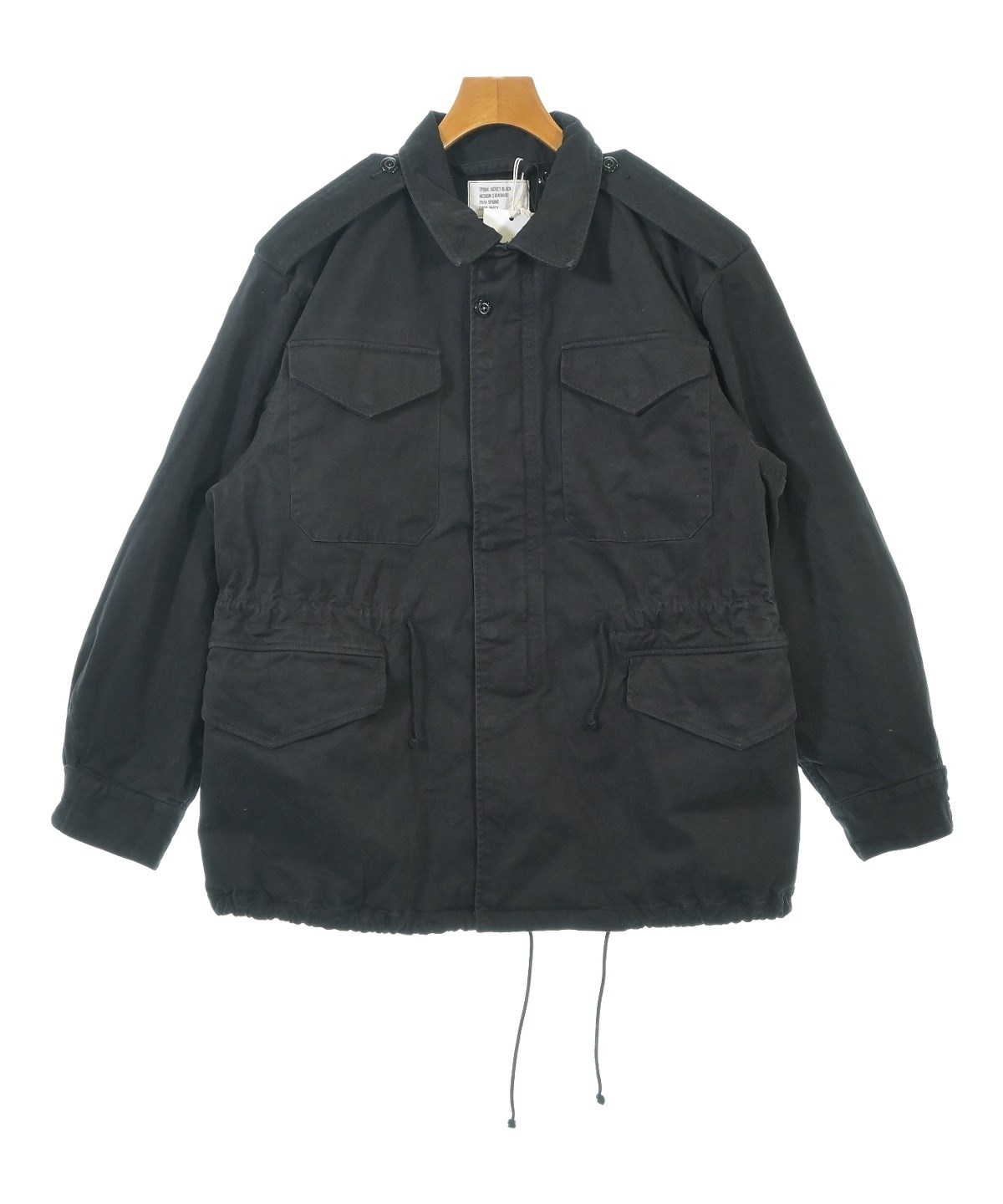 ソノタ）ミリタリーブルゾン 黒 サイズ:M メンズ/2200631198970