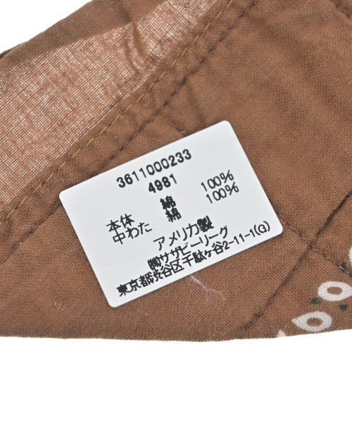 -（ソノタ）バンダナ・スカーフ 茶 サイズ:- レディース/2200631223634