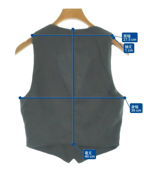 REFORMATION（リフォーメーション）ベスト 黒 サイズ:0(XS位) レディース/2200632613090