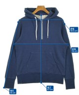 mocT（モックティー）パーカー 青 サイズ:M メンズ/2200633596019