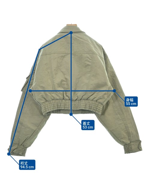 -（ソノタ）ブルゾン グレー サイズ:F レディース/2200610184017