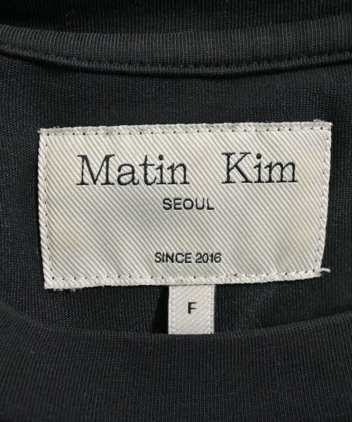 Matin Kim（マーティンキム）Tシャツ・カットソー 黒 サイズ:F レディース/2200614419030
