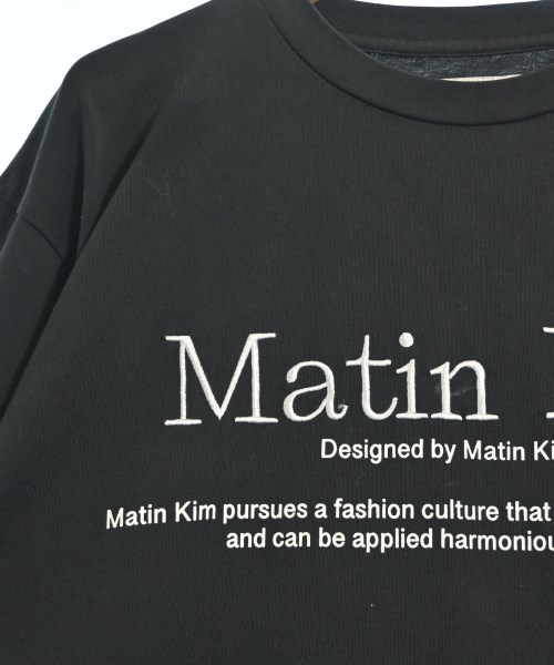 Matin Kim（マーティンキム）Tシャツ・カットソー 黒 サイズ:F レディース/2200614419030